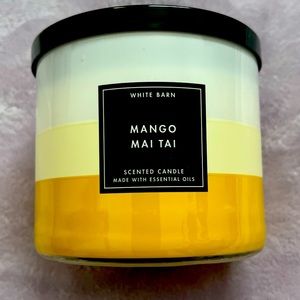 Scented candle Mango Mai Tai,made with essential oils